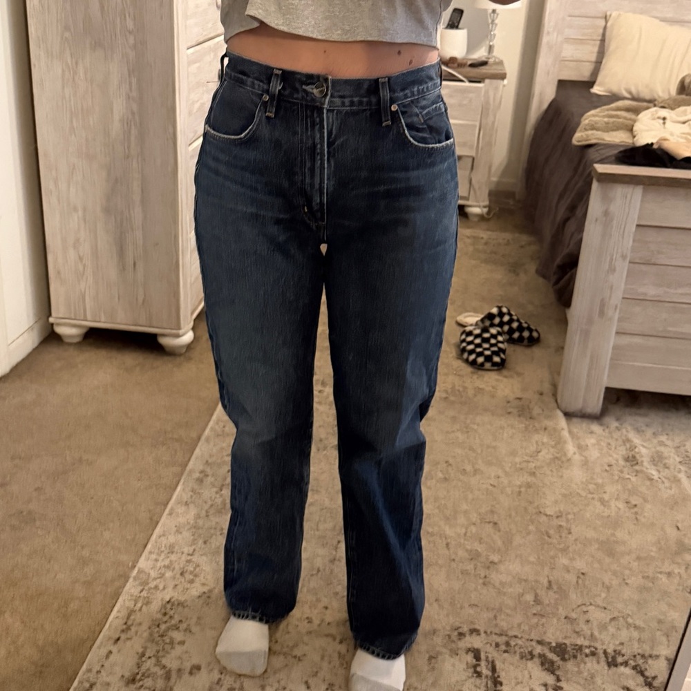 Goldsign Blue Straight Leg Classic Jeans